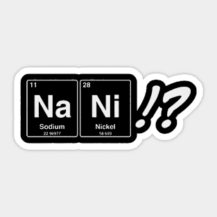 Nani Na Ni Sodium Sticker